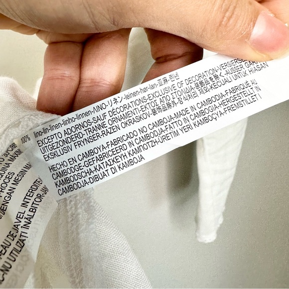 Zara Linen Crochet Top - Picture 15 of 16